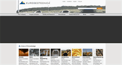 Desktop Screenshot of en.eurogeotecnica.com